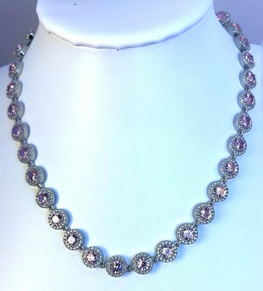 Aurora Halo Crystal Necklace - waterproof