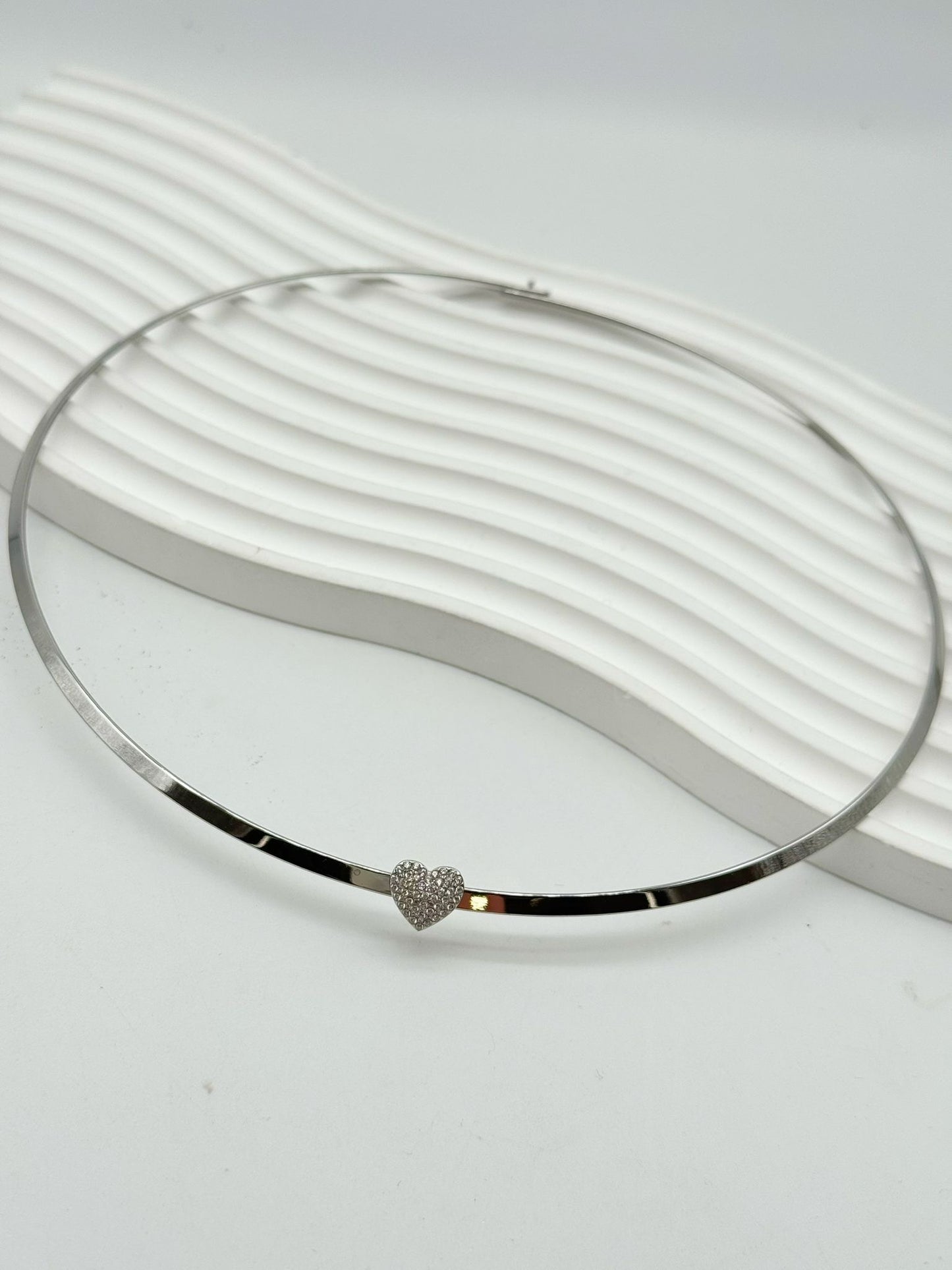 Amour Heart Choker - Waterproof Stainless Steel