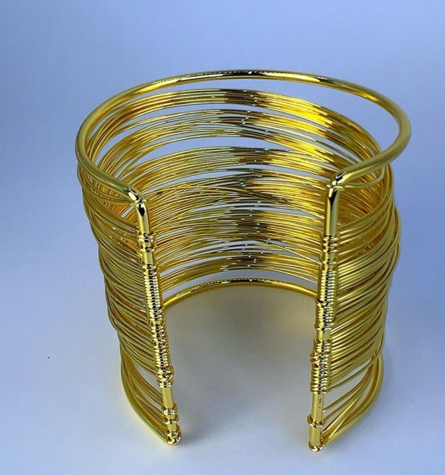 Imperial Gold Cage Cuff - everyday jewelry