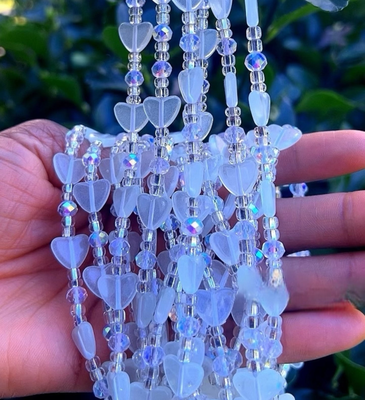 Moonlight Love Waist Beads – Handmade in Ghana (€11 per strand)