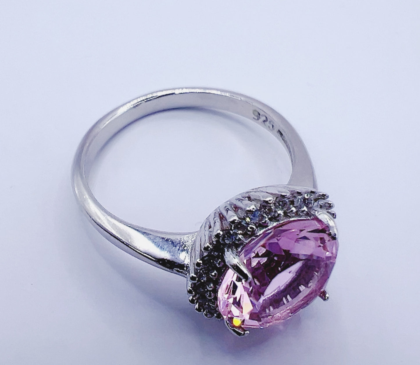 Rose Radiance Ring – 925 Sterling Silver (14.9 mm)
