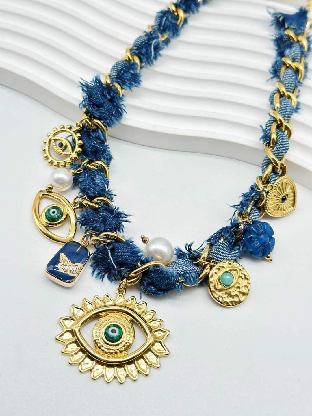 Collana Occhio Pendente