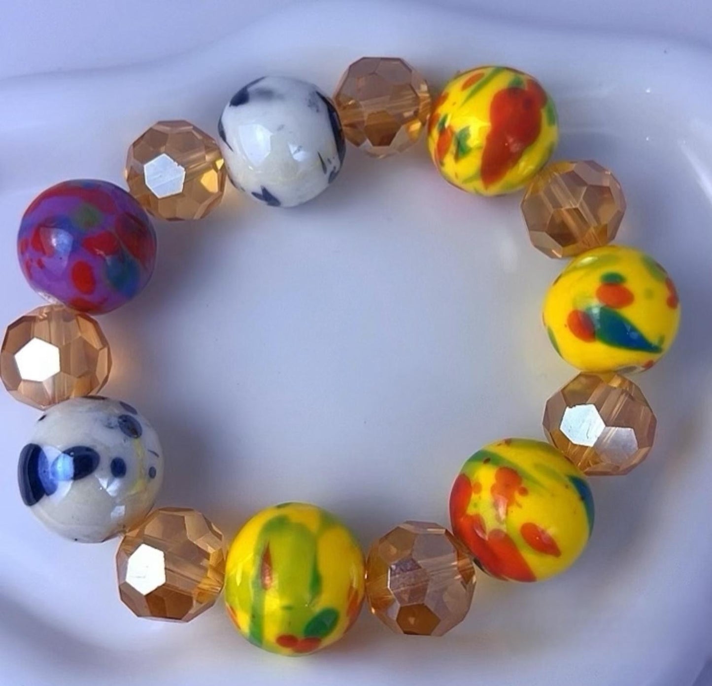 Yellow Splash Mix - everyday jewelry