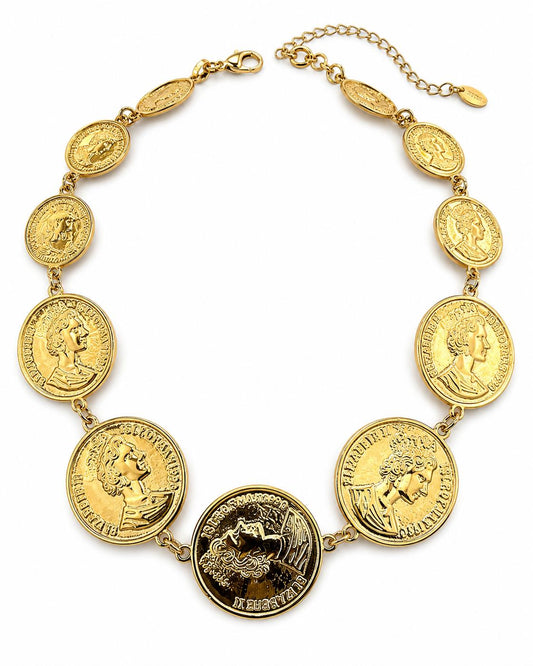 Imperial Coin Necklace - waterproof