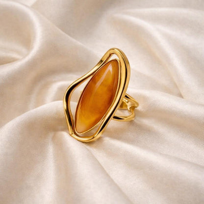 Aurora  Stone Ring - tarnish resistant