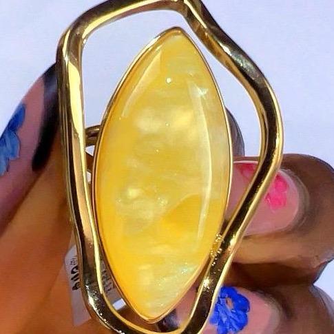 Aurora  Stone Ring - tarnish resistant