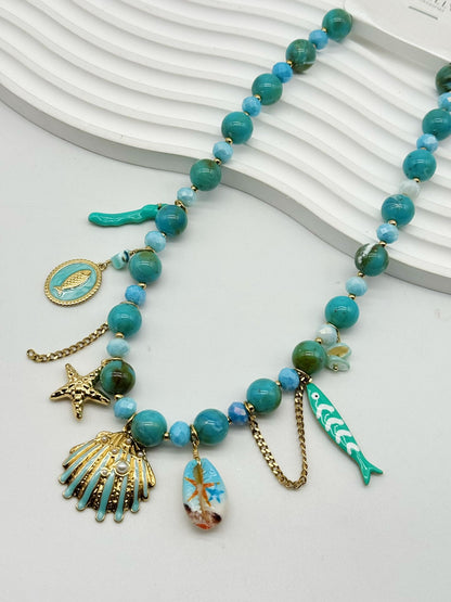 Ocean Breeze Charm - Waterproof Stainless Steel