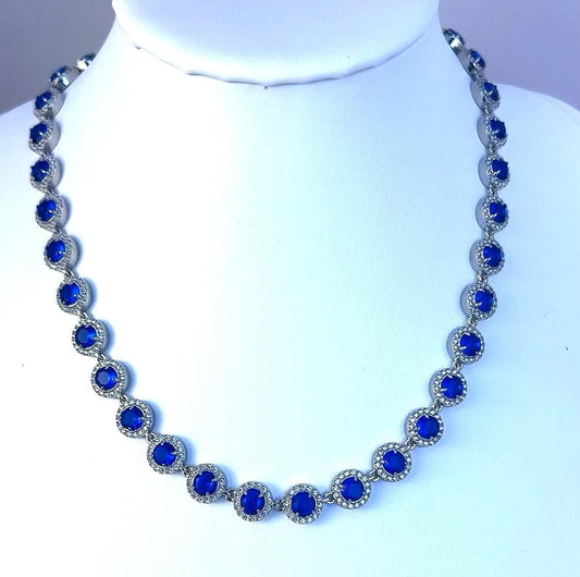 Aurora Halo Crystal Necklace - waterproof