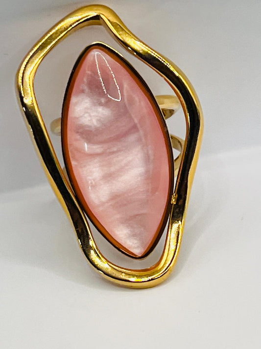 Aurora  Stone Ring - tarnish resistant