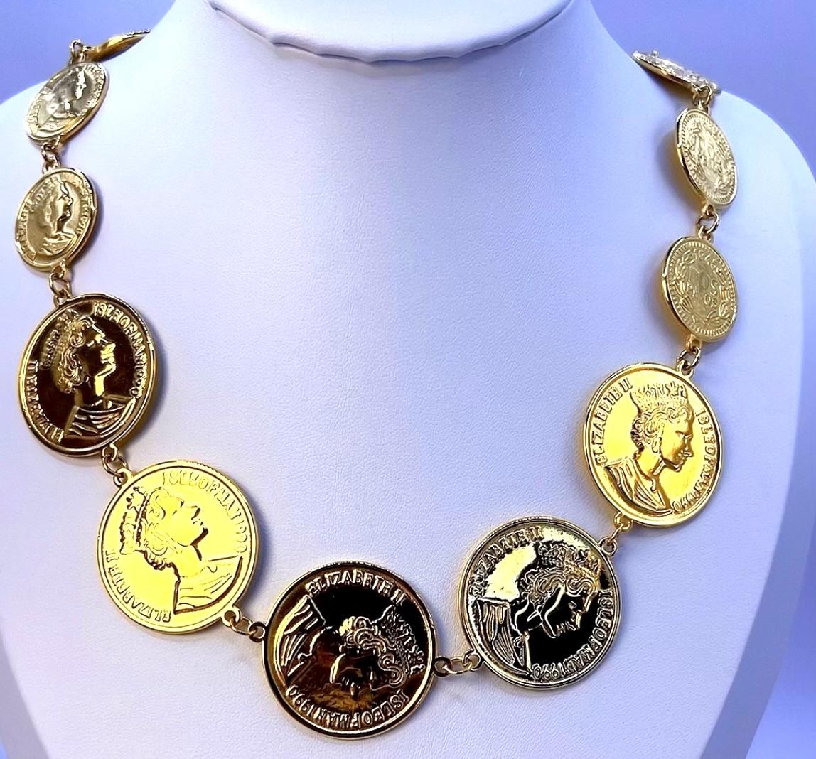 Imperial Coin Necklace - waterproof