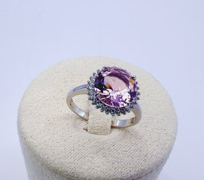 Rose Radiance Ring – 925 Sterling Silver (14.9 mm)