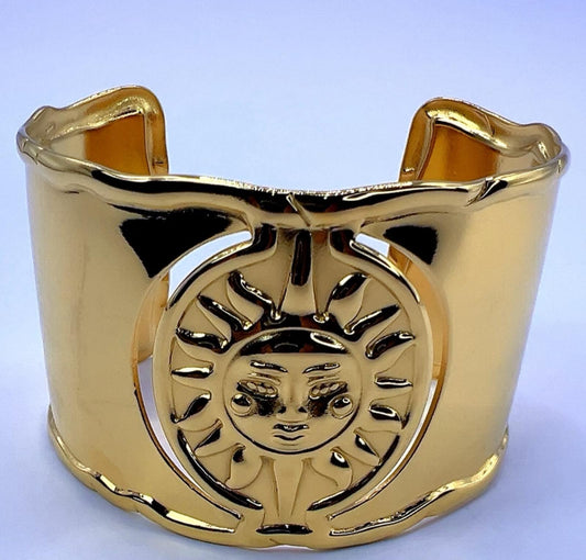 Sun Goddess Luxe Cuff - tarnish resistant