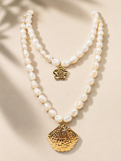Collana Conchiglia Lunghezza 65cm