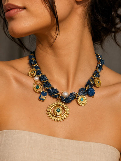 Collana Occhio Pendente