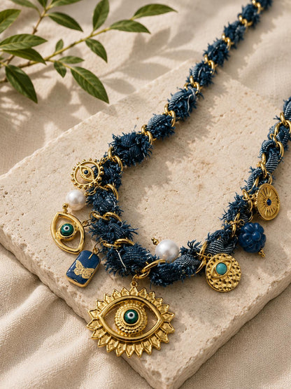Collana Occhio Pendente