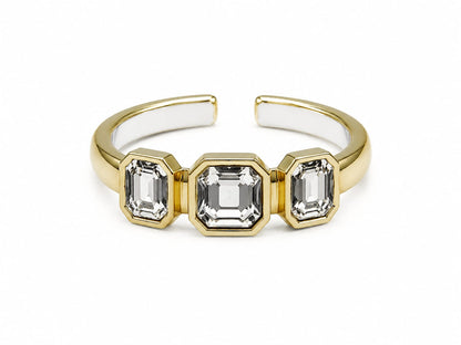 Anello Triple Gem
