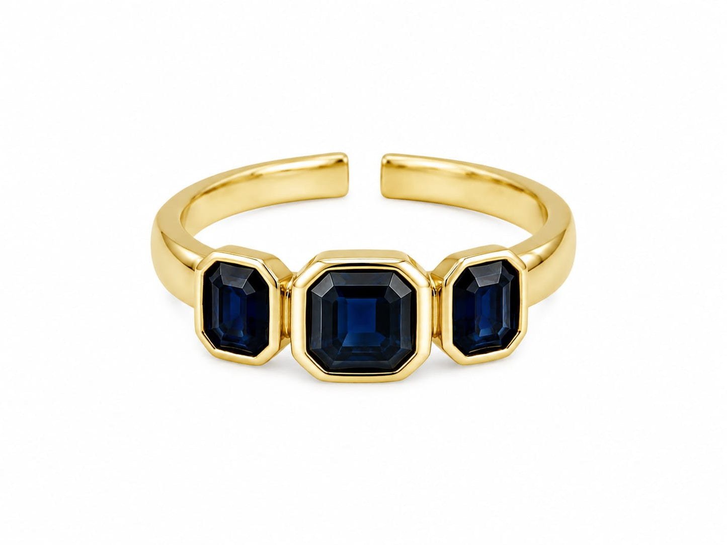 Anello Triple Gem