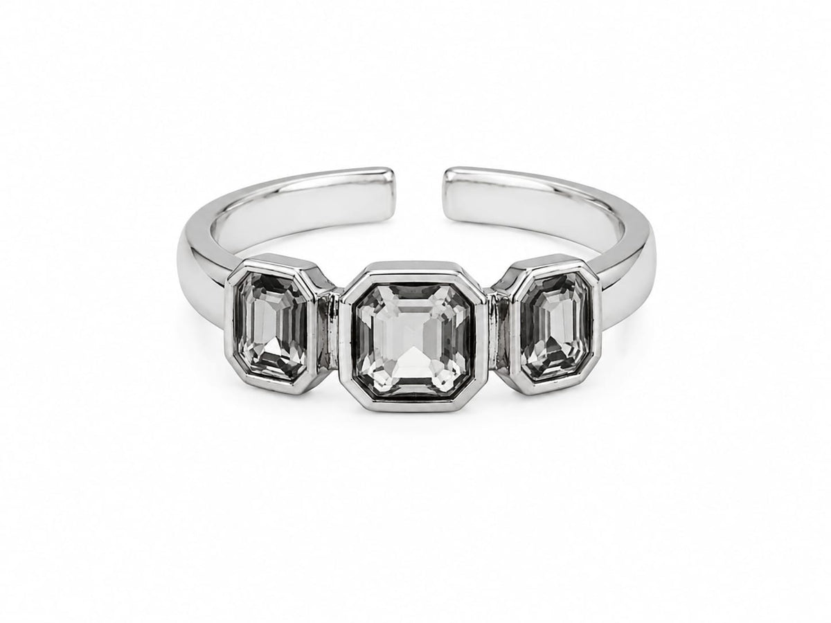 Anello Triple Gem