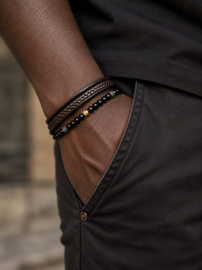 (Uomo) Bracciale Shadow Line