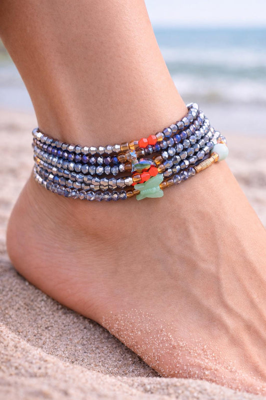 Midnight Silver Stack - waterproof