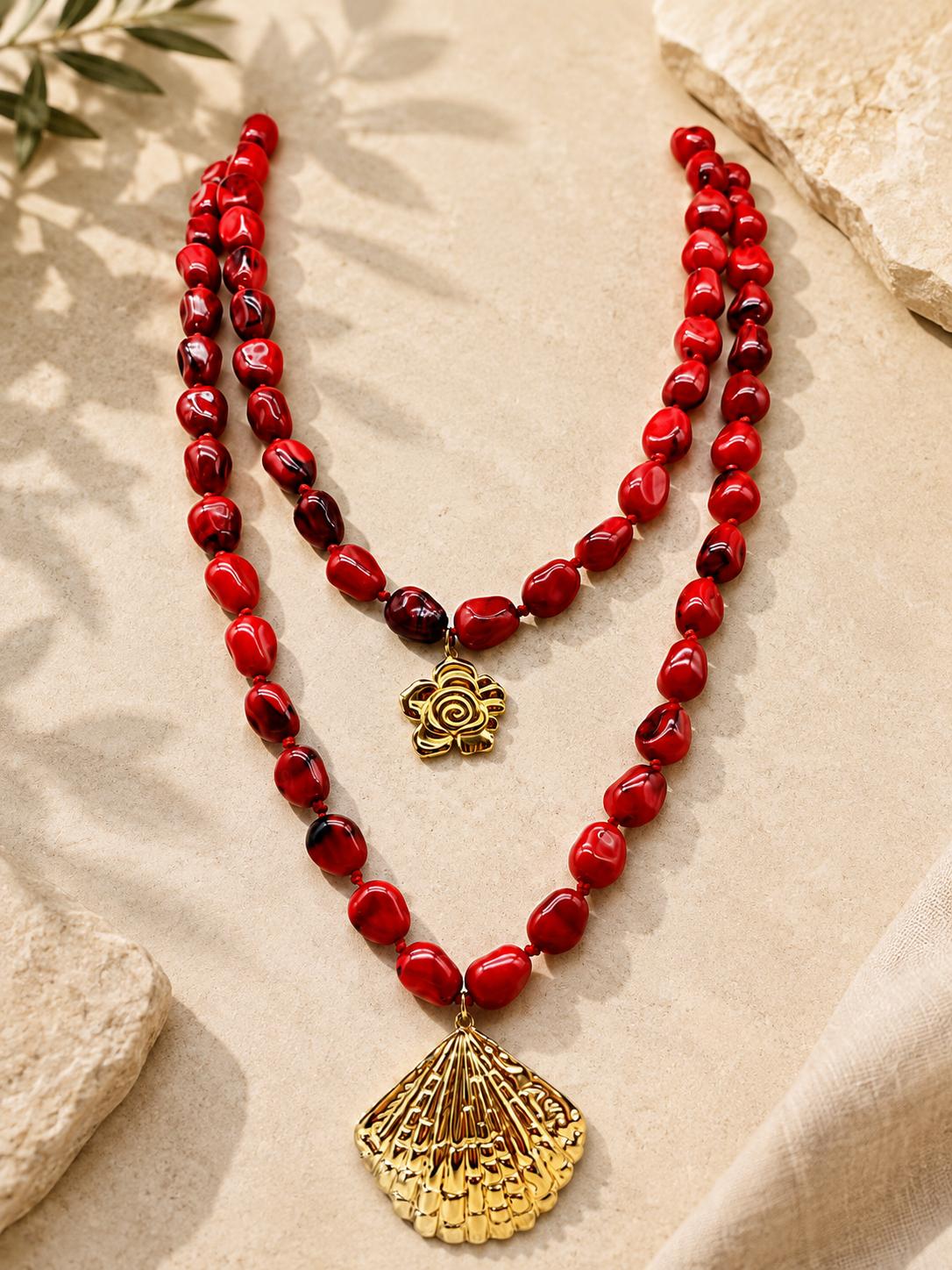 Collana Conchiglia Lunghezza 65cm