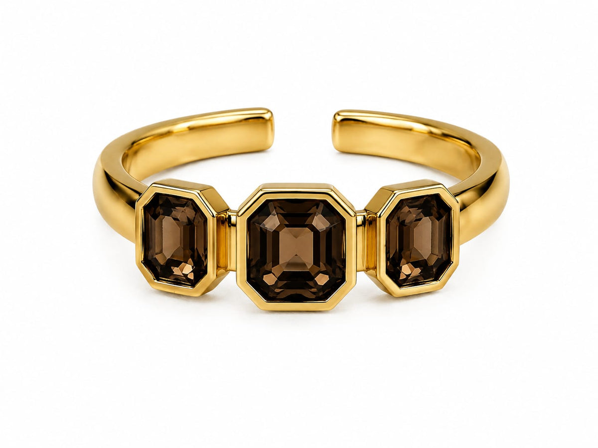Anello Triple Gem