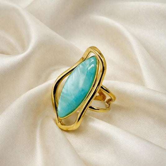 Aurora  Stone Ring - tarnish resistant