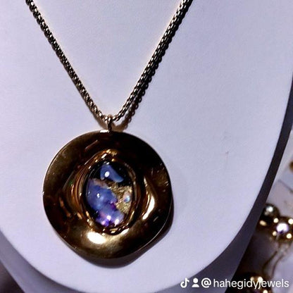 Collana Elegance con Pendente in Pietra (Varianti Colore)